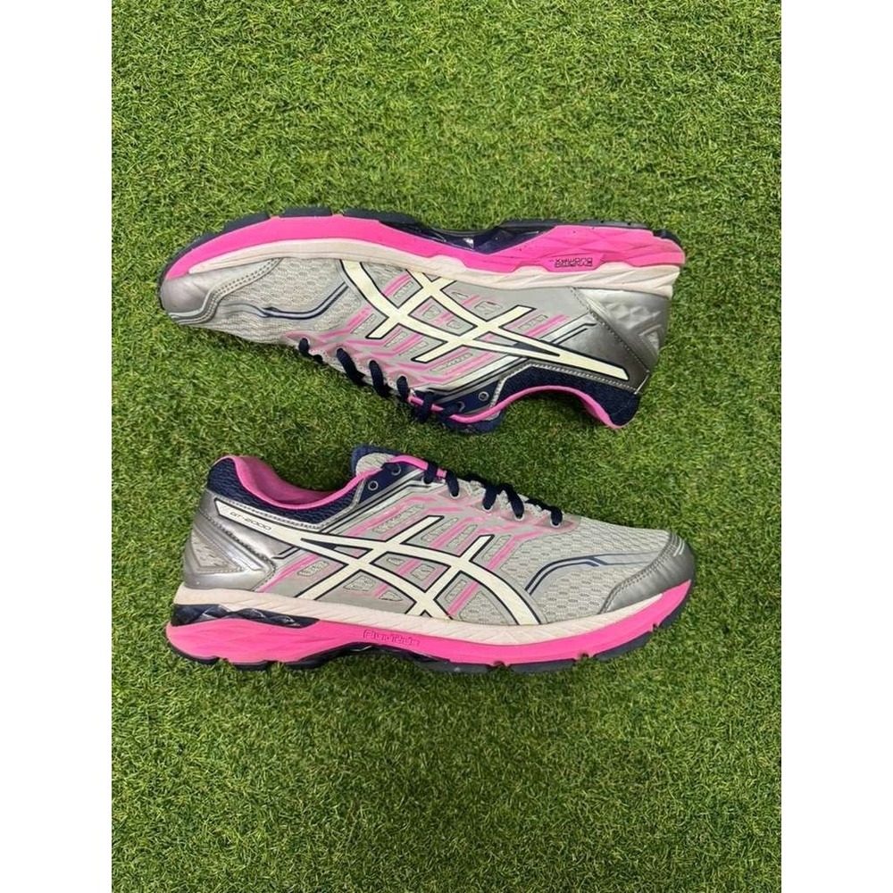 Asics GT-2000 5 T757N Womens US 11.5 Running Shoes Gray Pink‎ Athletic Sneakers